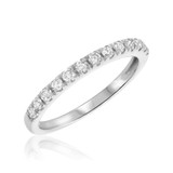 Photo of Elle 1/3 ct tw. Diamond Ladies Band 10K White Gold [BT586WL]