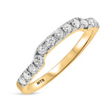Photo of Lalasa 4 1/4 ct tw. Diamond Princess Cluster Trio Set 14K Yellow Gold [BT405YL]