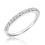 Photo of Luna 7/8 ct tw. Diamond Wedding Band Set 14K White Gold [BT535WL]