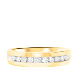 Photo of Luna 7/8 ct tw. Diamond Wedding Band Set 10K Yellow Gold [BT505YM]