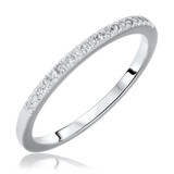 Photo of Calla 1/4 ct tw. Diamond Wedding Band Set 10K White Gold [BT551WL]