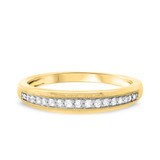 Photo of Selena 1/8 ct tw. Diamond Ladies Band 14K Yellow Gold [BT643YL]