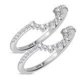 Photo of Kana 1/2 ct tw. Diamond Same Sex Ladies Band Set 14K White Gold [WL895W]