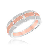 Photo of Jordan 1/3 ct tw. Diamond Ladies Band 14K Rose Gold [BT658RL]