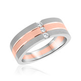 Photo of Jaxson 1/10 ct tw. Diamond Ladies Band 10K Rose Gold [BT659RL]