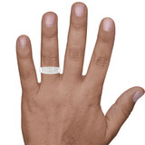 Photo of Annalise 1 3/8 ct tw. Diamond Same Sex Mens Band Set 14K White Gold [BT510WM] [HT-2]
