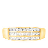 Photo of Annalise 1 3/8 ct tw. Diamond Same Sex Mens Band Set 14K Yellow Gold [BT510YM]