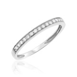 Photo of Madaline 1/10 ct tw. Diamond Ladies Band 14K White Gold [BT661WL]