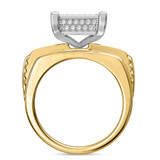 Photo of Beau 3/4 ct tw. Diamond Princess Cluster Trio Set 10K Yellow Gold [BT421YE-C028]