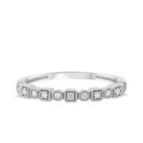 Photo of Beryl 1/10 ct tw. Diamond Ladies Band 14K White Gold [BT662WL]