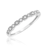 Photo of Beryl 1/10 ct tw. Diamond Ladies Band 14K White Gold [BT662WL]