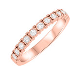 Photo of Sarai 1/4 ct tw. Diamond Ladies Band 14K Rose Gold [BT663RL]