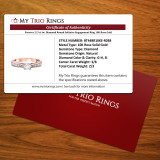 Forever 2/3 ct tw. Diamond Round Solitaire Engagement Ring 10K Rose Gold