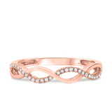 Photo of Alicia 1/10 ct tw. Diamond Ladies Band 10K Rose Gold [BT665RL]