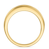 Photo of Effete 1/6 ct tw. Diamond Same Sex Mens Band Set 14K Yellow Gold [BT521YM]