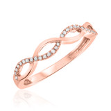 Photo of Alicia 1/10 ct tw. Diamond Ladies Band 14K Rose Gold [BT665RL]