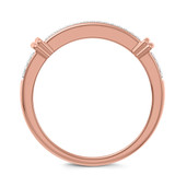 Photo of Amity 1 1/4 ct tw. Diamond Princess Cluster Trio Set 14K Rose Gold [BT425RM]