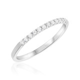Photo of Anita 1/10 ct tw. Diamond Ladies Band 14K White Gold [BT667WL]