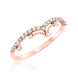 Photo of Celestina 1/5 ct tw. Diamond Ladies Band 10K Rose Gold [BT668RL]