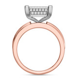 Photo of Affy 1 1/4 ct tw. Diamond Princess Cluster Trio Set 14K Rose Gold [BT426RE-C028]