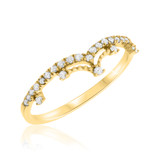 Photo of Celestina 1/5 ct tw. Diamond Ladies Band 14K Yellow Gold [BT668YL]