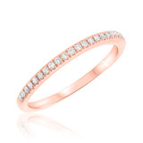 Photo of Clarisa 1/7 ct tw. Diamond Ladies Band 10K Rose Gold [BT669RL]
