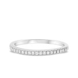Photo of Clarisa 1/7 ct tw. Diamond Ladies Band 10K White Gold [BT669WL]