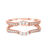 Photo of Elena 1/3 ct tw. Diamond Ladies Band 14K Rose Gold [BT670RL]