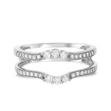 Photo of Elena 1/3 ct tw. Diamond Ladies Band 14K White Gold [BT670WL]