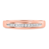 Photo of Culverette 1/4 ct tw. Diamond Wedding Band Set 14K Rose Gold [BT506RM]
