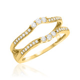 Photo of Elena 1/3 ct tw. Diamond Ladies Band 10K Yellow Gold [BT670YL]