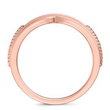 Photo of Harmonee 1/2 ct tw. Diamond Princess Cluster Trio Set 14K Rose Gold [BT428RM]
