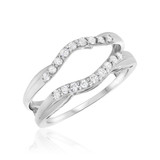 Photo of Rosita 1/4 ct tw. Diamond Ladies Band 10K White Gold [BT671WL]