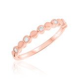Photo of Ariana 1/10 ct tw. Diamond Ladies Band 14K Rose Gold [BT672RL]