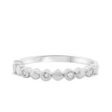 Photo of Ariana 1/10 ct tw. Diamond Ladies Band 10K White Gold [BT672WL]