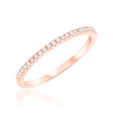 Photo of Gillian 1/7 ct tw. Diamond Ladies Band 14K Rose Gold [BT673RL]