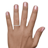 Photo of Gillian 1/7 ct tw. Diamond Ladies Band 14K White Gold [BT673WL] [HT-2]