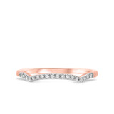 Photo of Veda 1/10 ct tw. Diamond Ladies Band 10K Rose Gold [BT679RL]