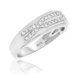 Photo of Blair 3/8 ct tw. Diamond Mens Band 10K White Gold [BT915WM]