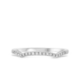 Photo of Veda 1/10 ct tw. Diamond Ladies Band 10K White Gold [BT679WL]