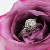 Photo of Woven 3/4 ct tw. Diamond Round Solitaire Engagement Ring 10K White Gold [BT457WE-R029]