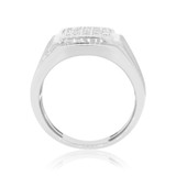 Photo of Slone 1 ct tw. Diamond Same Sex Mens Band Set 14K White Gold [BT620WM]