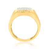 Photo of Slone 1 ct tw. Diamond Same Sex Mens Band Set 14K Yellow Gold [BT620YM]