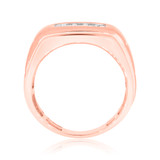 Photo of Caden 1 ct tw. Diamond Same Sex Mens Band Set 10K Rose Gold [BT624RM]