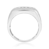 Photo of Caden 1 ct tw. Diamond Same Sex Mens Band Set 10K White Gold [BT624WM]