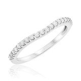 Photo of Louise 1 ct tw. Diamond Wedding Band Set 10K White Gold [BT635WL]