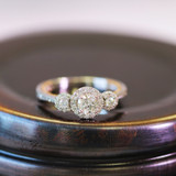 Photo of Blissfully 3/4 ct tw. Diamond Round Solitaire Engagement Ring 10K Yellow Gold [BT458YE-R038]