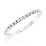 Photo of Helena 7/8 ct tw. Diamond Wedding Band Set 10K White Gold [BT636WL]