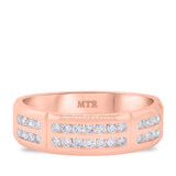 Photo of Alastair 1/2 ct tw. Diamond Mens Band 14K Rose Gold [BT931RM]
