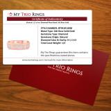 Alastair 1/2 ct tw. Diamond Mens Band 14K Rose Gold Alastair 1/2 ct tw. Diamond Mens Band 14K Rose Gold